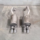 09-13 Corvette C6 Grand Sport Exhaust Muffler Tips Set Lh Rh 101k Miles Aa7530