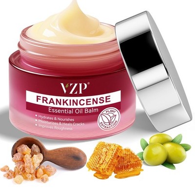Frankincense Balm 2.1 Fl.Oz, Deep Moisturizing Frankincense Cream for