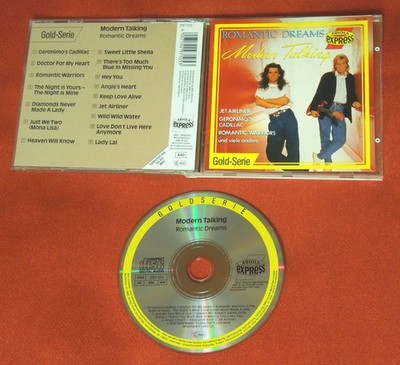 MODERN TALKING Romantic Dreams Best OF GERMANY CD ARIOLA GOLD 1press SONOPRESS