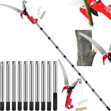 13ft Pole Saws for Tree Trimming, Lightweight Stainless Steel Tree Trimmers L...