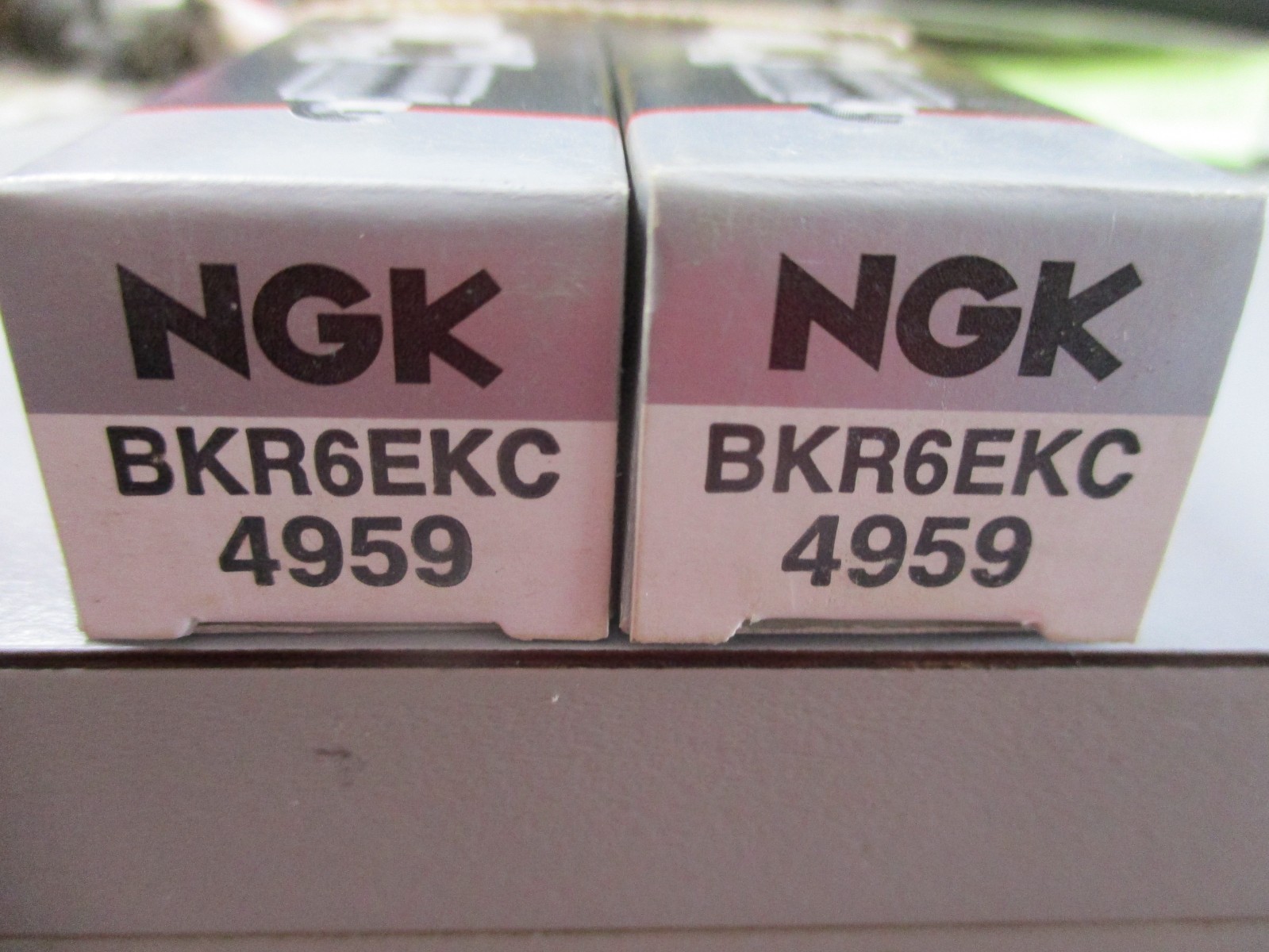 2 - NGK 4959 BKR6EKC Standard Spark Plugs- DUAL SPARK PLUGS