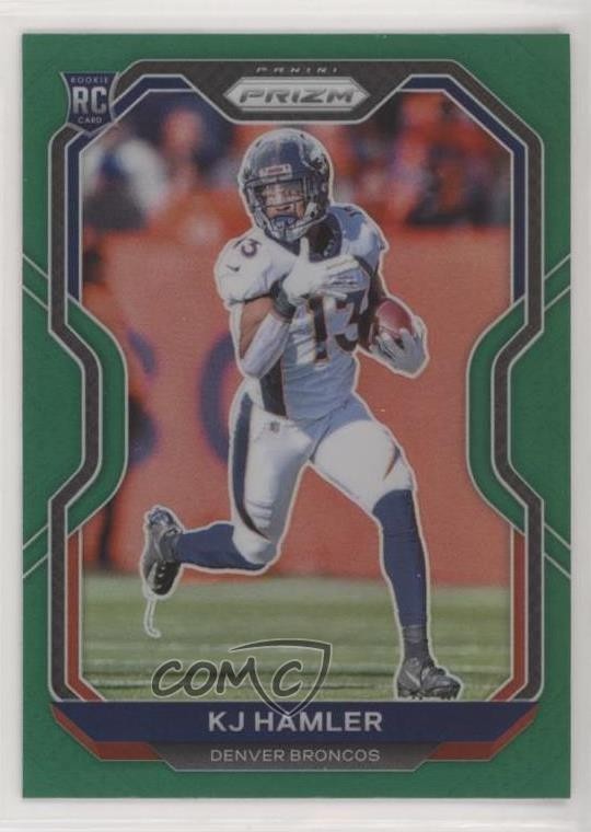 2020 Panini Prizm Rookie Green Prizm KJ Hamler #315 Rookie RC 2l4
