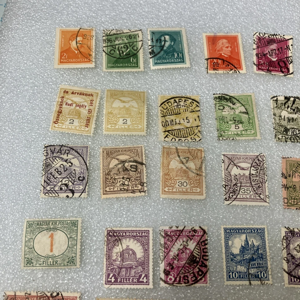 50+ USED/HR Mixed Antique Magyar/Hungary Stamps, 1871-1921; A Nice Deal- LOOK! - Image 2 of 4