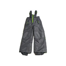 Kids Champion Snow Bib Overalls Small 6/7 Gray Snowsuit sledding Waterproof