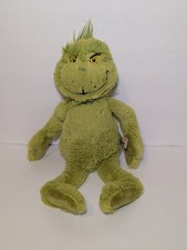 Aurora Dr. Seuss Grinch Stole Christmas Plush 16  Green Stuffed Animal 2022