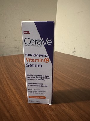 CeraVe Skin Renewing Vitamin C Serum with Hyaluronic Acid 1 FL OZ (30 ml)