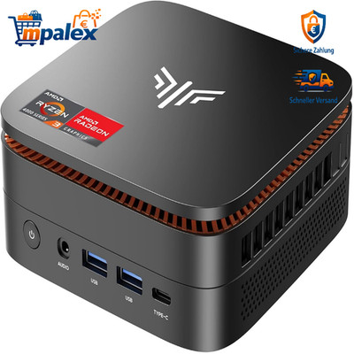 ACEMAGICIAN Mini PC AMD Ryzen 4300U 3.7GHz 16GB DDR