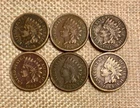 1859-1864 Copper Nickel Indian Head Cent Penny Lot - Higher Grade Detail Coins