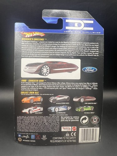 Hot Wheels 2007 Designers Challenge Ford Gangster Grin in Metalflake Magenta - Picture 2 of 3