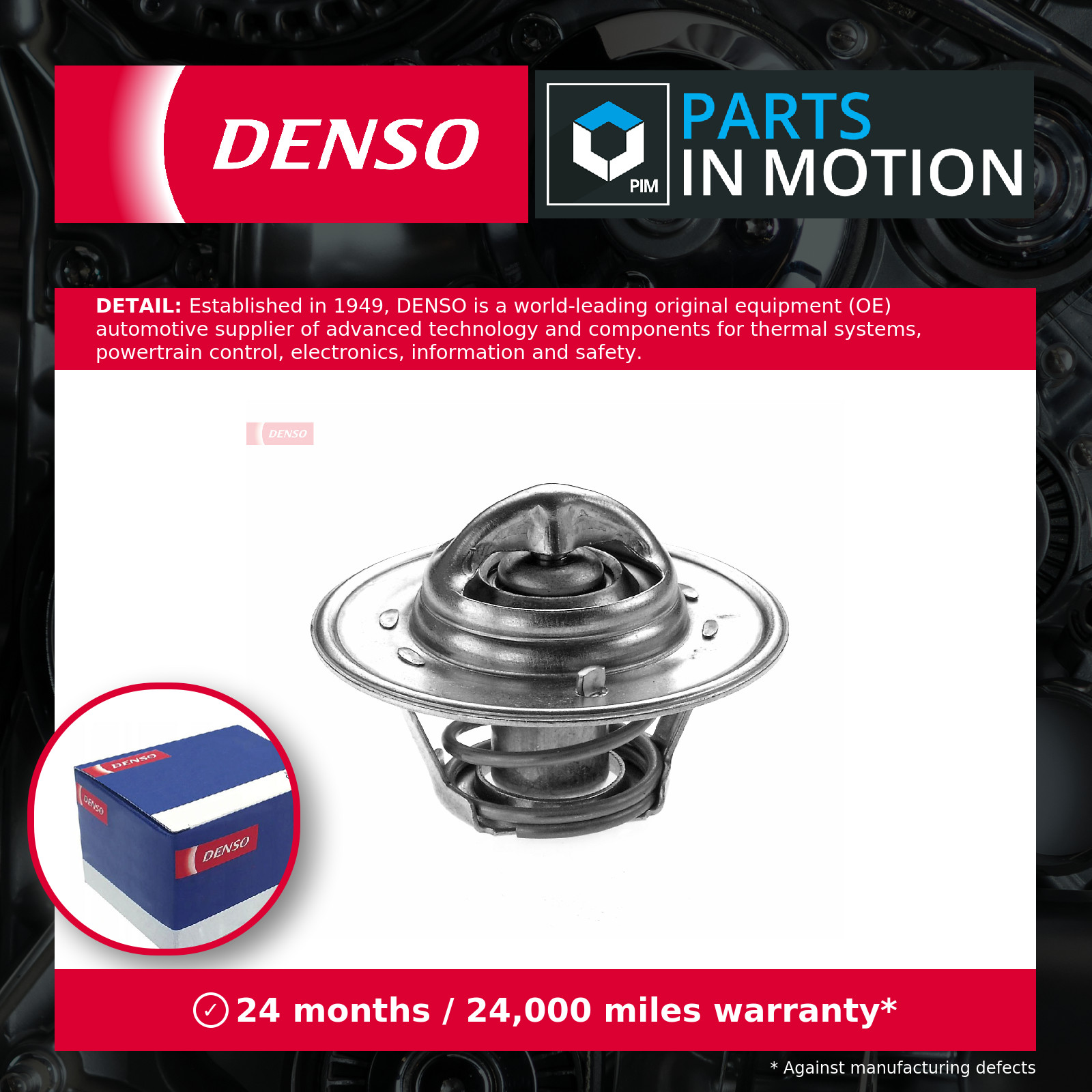 Fits DENSO-TERMIKA DTM82200 THERMOSTAT CARTRIDGE 82C - Image 16