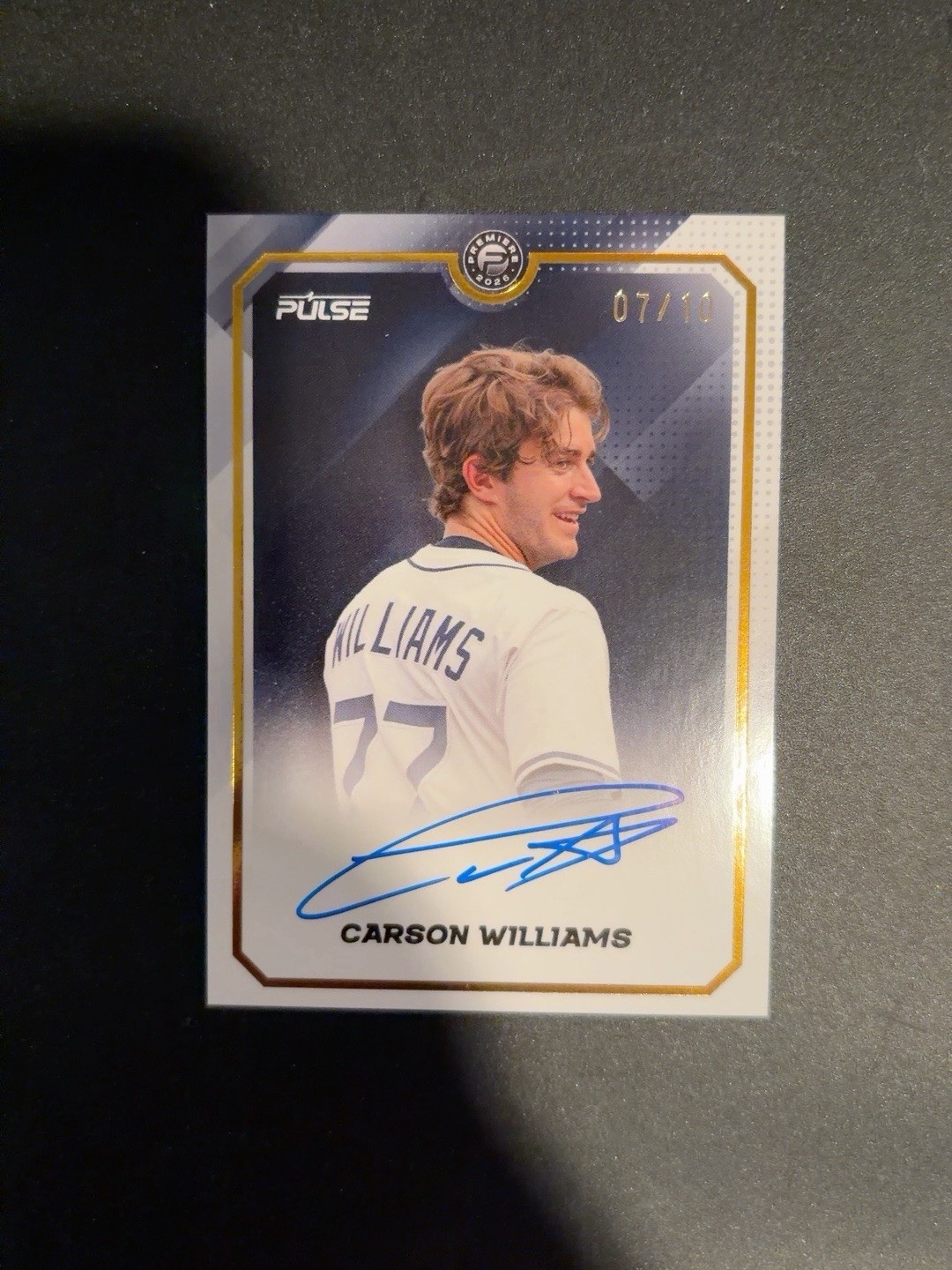 2026 Pulse Premiere Carson Williams Auto /10 07/10 P-CW Baseball