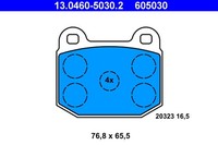 ATE Bremsbelagsatz Scheibenbremse 13.0460-5030.2 FüR Opel Manta Ascona Rekord CC