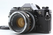 Near MINT Canon AE-1 SLR 35mm Film Camera w/ Canon Lens FD 50mm F1.8 From JAPAN