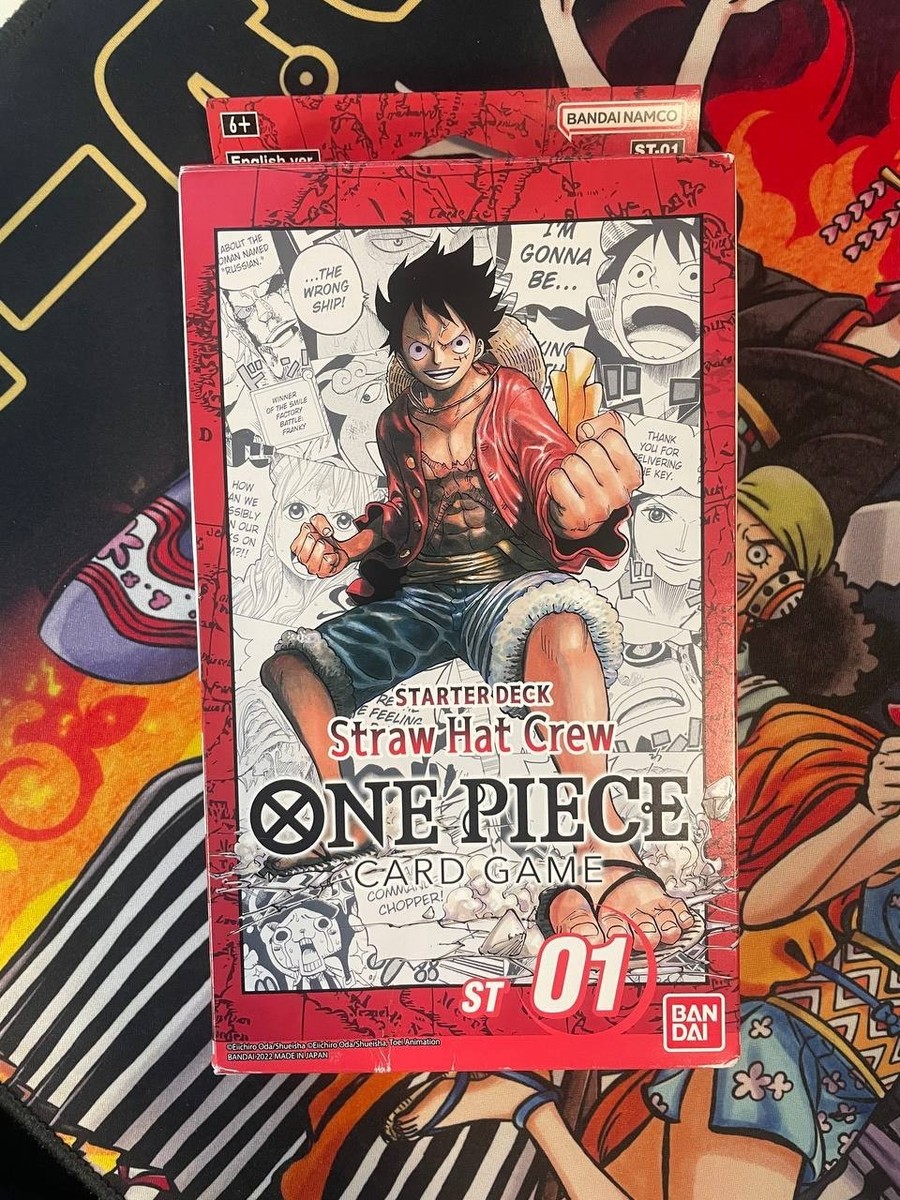 ONE PIECE - TCG ENG: Straw Hat Crew Starter Deck (ST-01) Sealed - Pre-Errata