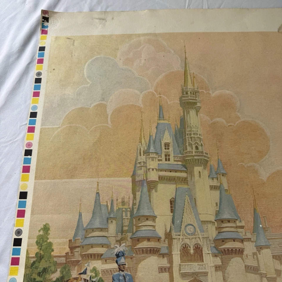 Disney 1981 Signed Lithograph Charles Boyer Our Team Cinderella Casket 557 /1800 - Image 4 of 4