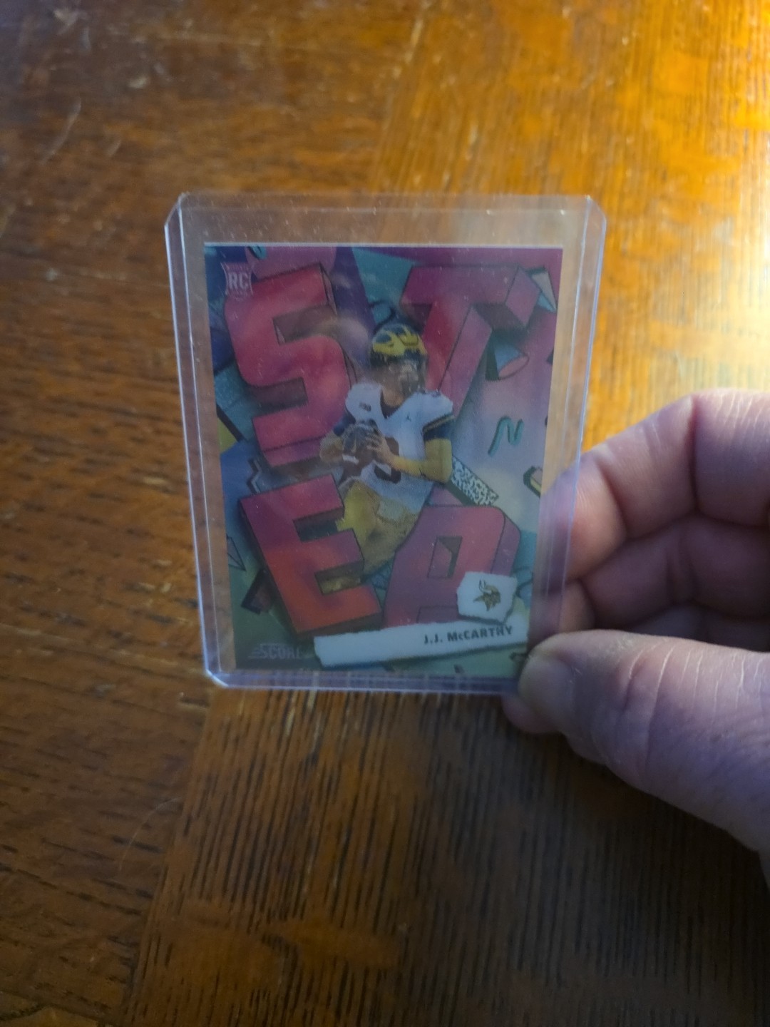 2024 Score - Step Ahead J.J. McCarthy #SA-1 (RC) Case Hit🔥🔥