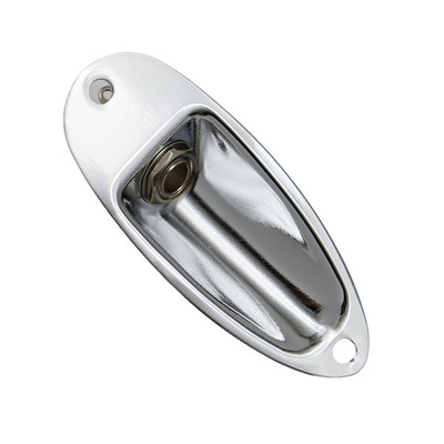 1x Electric Guitar Output Input Jack Plat Socket Boat Style for FD St Sq Silver