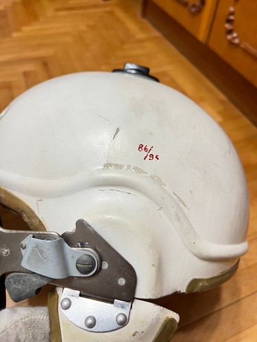 Casque de vol ancien armée de l'air soviétique ZSh-3M - Casque pilote époque guerre froide - URSS - Photo 15/21