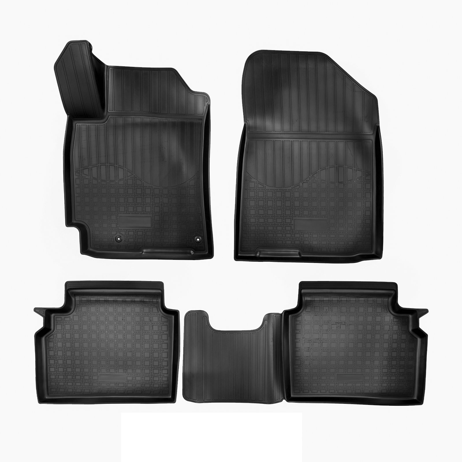 Tapis de sol caoutchouc 3D premium sur mesure pour Kia Cerato BD 2018+