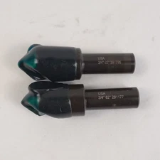 Made In USA 82 Degree Flute 3/4" HSS Countersink 2 Pack 391796/281177