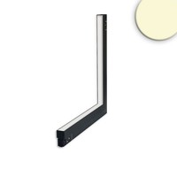 TRACK48 Eckleuchte Vertikal Schwarz 20W 120° 48V 3000K CRI90 Prismatisch Line+