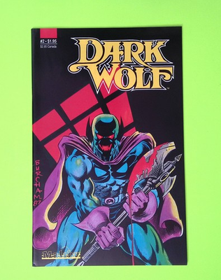 #ad Dark Wolf #2 Vol. 1 1987 Malibu Comics High Grade Comic Book X105 36 $9.99