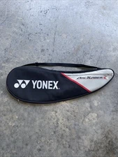 Yonex Badminton Racket Bag Arcsaber Carrier Full Cover Outside Pocket Black Gray