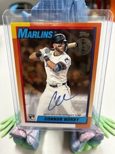2025 Topps Series 1 Connor Norby Marlins (Auto) RC (50/50) 90A-CN