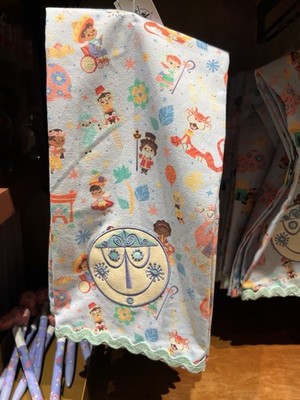 2026 Disney Parks It s A Small World Attraction Kitchen Tea Dish Towel NEW