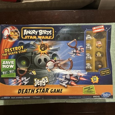 sealed  Hasbro Gaming Angry Birds Star Wars Jenga Death Star Game