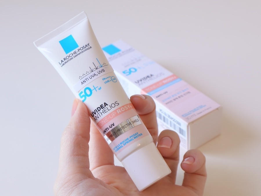 化粧下地 LA ROCHE-POSAY UVIDEA TONE-UP ROSY 30ml LA ROCHE-POSAY Uvidea Anthelios Tone-Up Rosy GLOW 30ml SPF50+