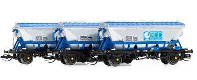 TT CDA Hopper, ECC, No.375081, 375043, 375018, Triple Pack Hornby HN-TT6049