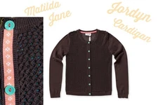 NWT MATILDA JANE OPEN WEAVE JORDYN CARDIGAN SWEATER 10 14