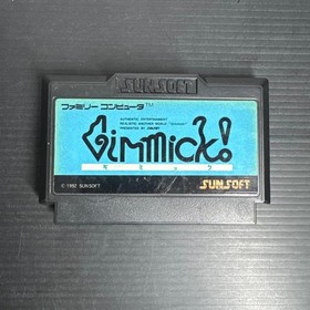 Tested Gimmick! Family Computer software 1992 action game SUNSOFT Manual