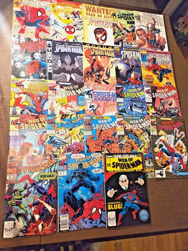 Spider-Man, Web, Spectacular, Amazing (1991) 23 book reader lot. Keys, McFarlane