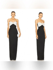 NWT SAU LEE Jaclyn strapless gown size 6