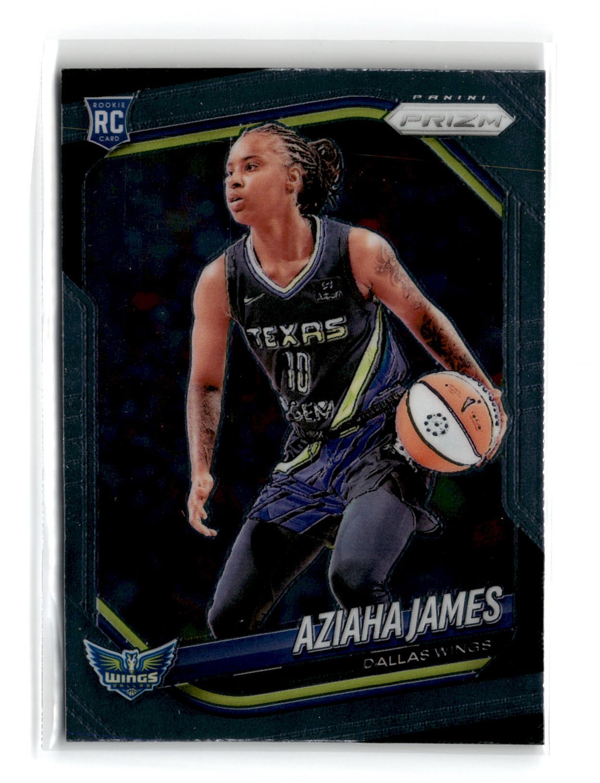 Aziaha James 2025 Panini Prizm WNBA #83 RC Wings