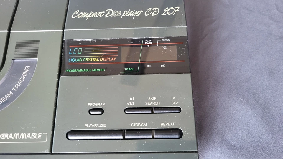 Philips CD 207 Gehäuse dunkelgrau, vollständig (Schrauben, Schalter etc), Gut - Bild 3 von 4