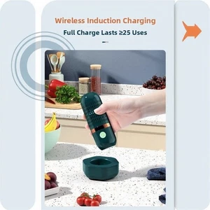 Laveuse les légumes de fruits avec la forme de la capsule ABS 16,2x9,8cm