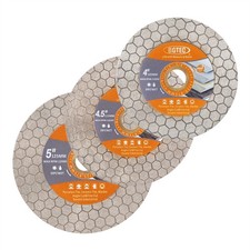 Lama di taglio diamantata per tagliapiastrelle granito marmo ceramica 4/4,5/5''