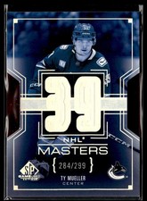 2025-26 SP Game Used NHL Masters Ty Mueller Rookie 284/299 Vancouver Canucks
