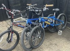 3 Haro Bmx Revo & Zippo  Bikes, silver, blue, 