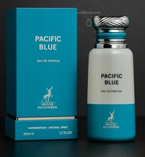 Maison Alhambra Pacific Blue 2.7oz EDP Spray For Men New In Box Free Shipping.