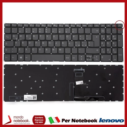 Tastiera Notebook Lenovo IdeaPad V15-ADA 82C7 V15-IIL 82C5 V15-IGL 82C3