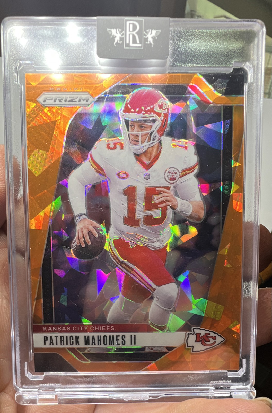 2024 Panini Prizm - Patrick Mahomes II #138 Orange Ice Prizm