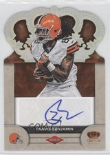 2012 Crown Royale Rookie Signatures Holo Silver 6/149 Travis Benjamin Auto 0b2
