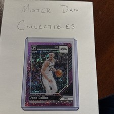 2024-25 Donruss Optic #204 Zach Collins Pink Glitter #/275