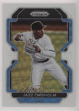 2022 Panini Prizm Tier III White Wave Prizm Jazz Chisholm #256 0m0g