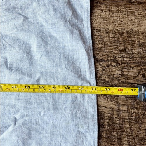 Madewell Damen Gr. M/L 10-12 hellblau Chambray Rüschen Freizeit ärmellos Kleid - Bild 4 von 10
