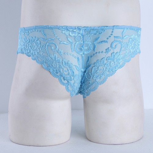 Sissy Pouch Panties Men Lace Bikini Briefs Thong Mesh Crossdress Underwear - Bild 32 von 85